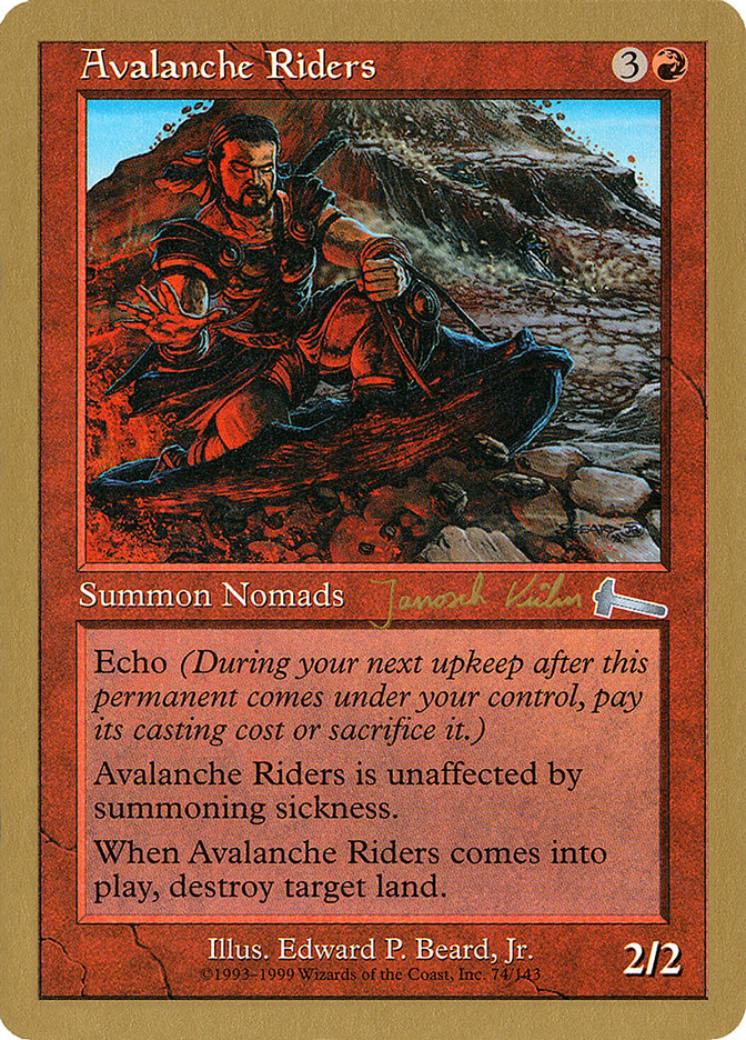 Avalanche Riders (Janosch Kuhn) [World Championship Decks 2000] | L.A. Mood Comics and Games