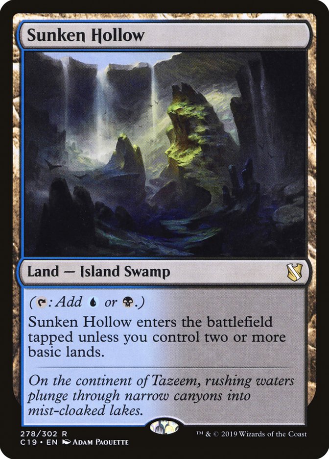 Sunken Hollow [Commander 2019] | L.A. Mood Comics and Games