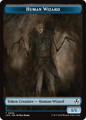 Human Wizard // Emblem - Jace, Unraveler of Secrets Double-Sided Token [Innistrad Remastered Tokens] | L.A. Mood Comics and Games