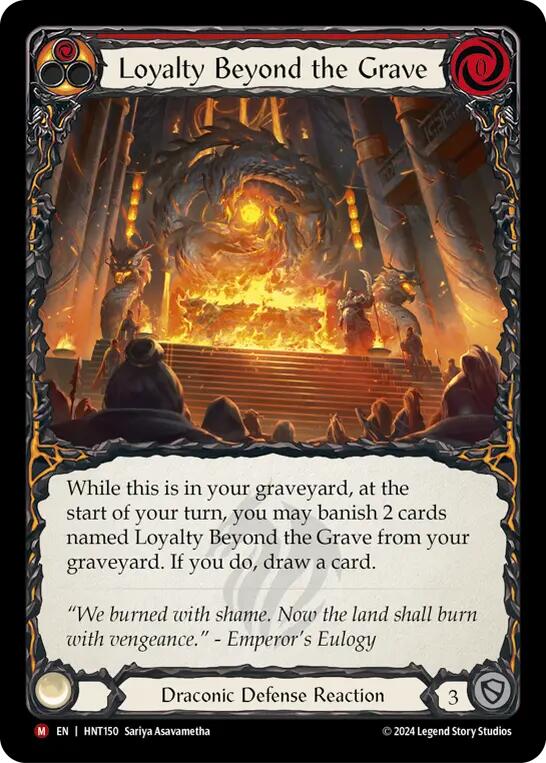 Loyalty Beyond the Grave [HNT150] (The Hunted)  Rainbow Foil | L.A. Mood Comics and Games