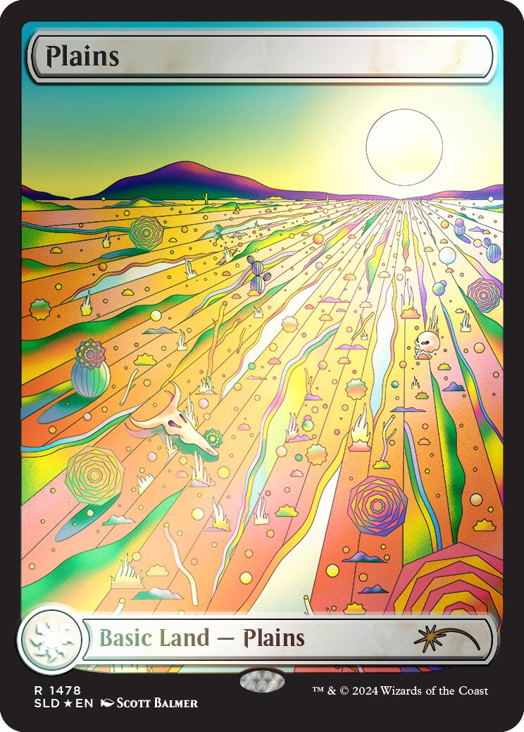 Plains (1478) (Rainbow Foil) [Secret Lair Drop Series] | L.A. Mood Comics and Games