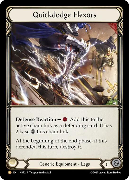 Quickdodge Flexors [HNT215] (The Hunted)  Rainbow Foil | L.A. Mood Comics and Games