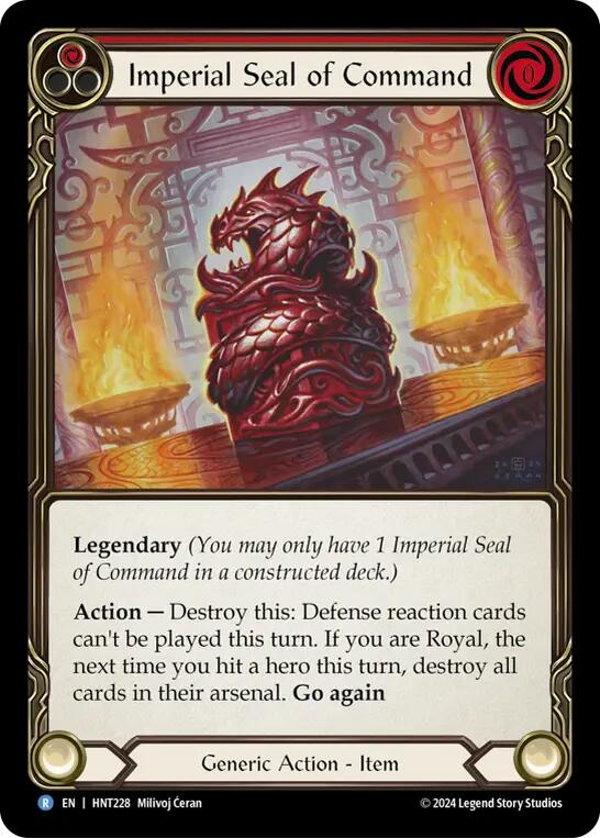 Imperial Seal of Command [HNT228] (The Hunted)  Rainbow Foil | L.A. Mood Comics and Games