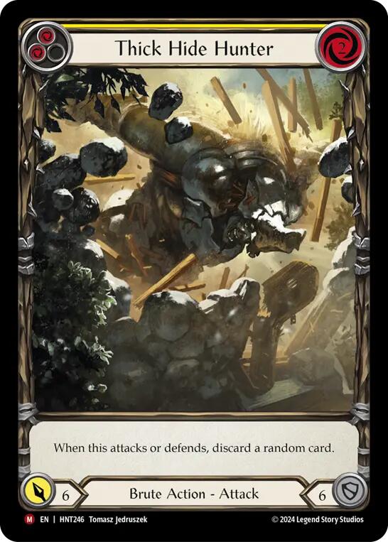 Thick Hide Hunter (Extended Art) [HNT246] (The Hunted)  Rainbow Foil | L.A. Mood Comics and Games