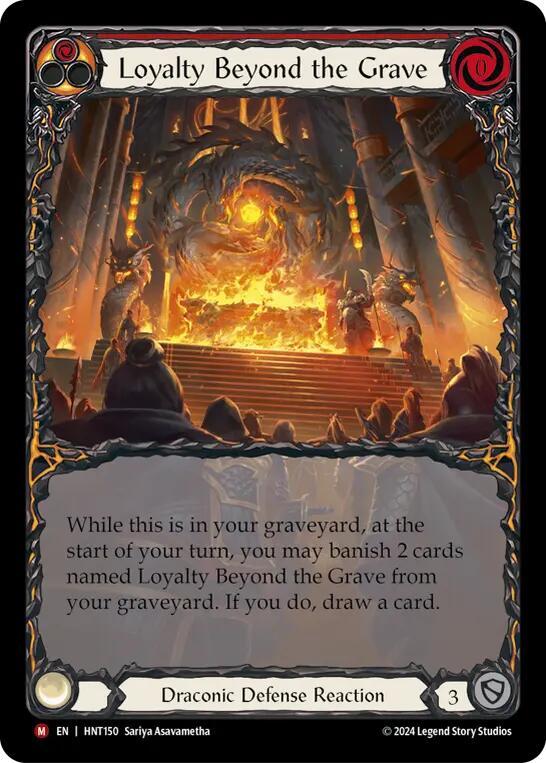 Loyalty Beyond the Grave (Extended Art) [HNT150] (The Hunted)  Rainbow Foil | L.A. Mood Comics and Games