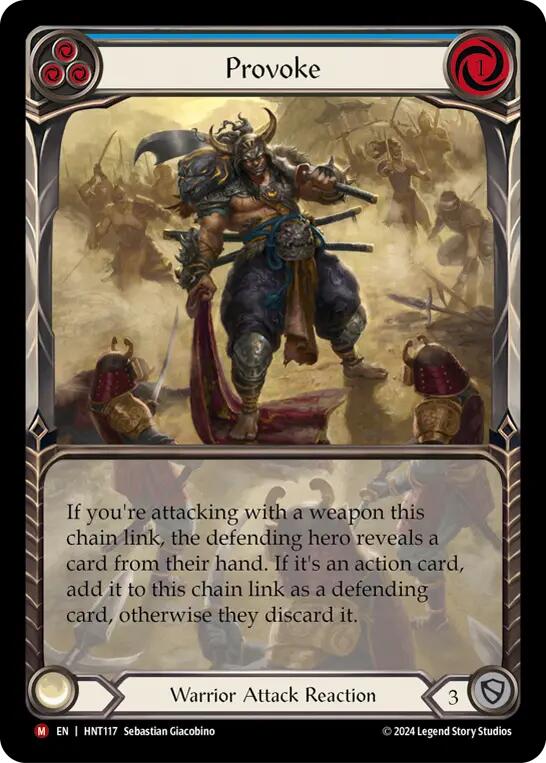 Provoke (Extended Art) [HNT117] (The Hunted)  Rainbow Foil | L.A. Mood Comics and Games