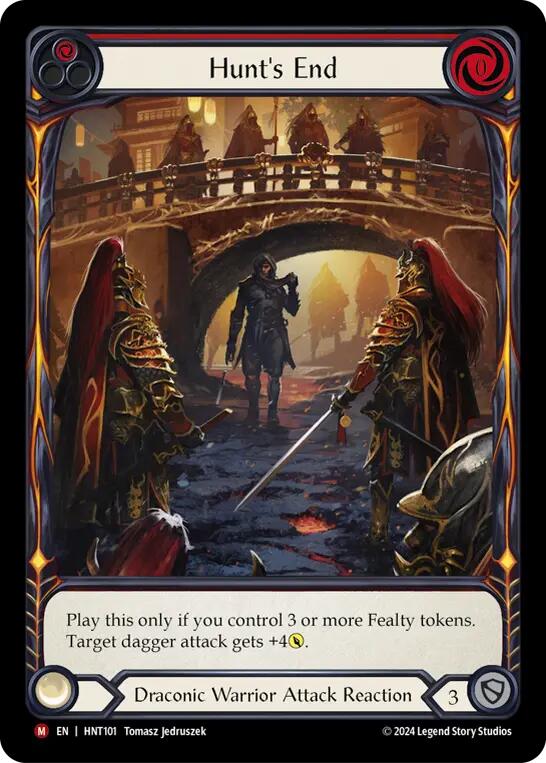 Hunt's End (Extended Art) [HNT101] (The Hunted)  Rainbow Foil | L.A. Mood Comics and Games