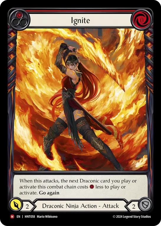Ignite (Extended Art) [HNT058] (The Hunted)  Rainbow Foil | L.A. Mood Comics and Games