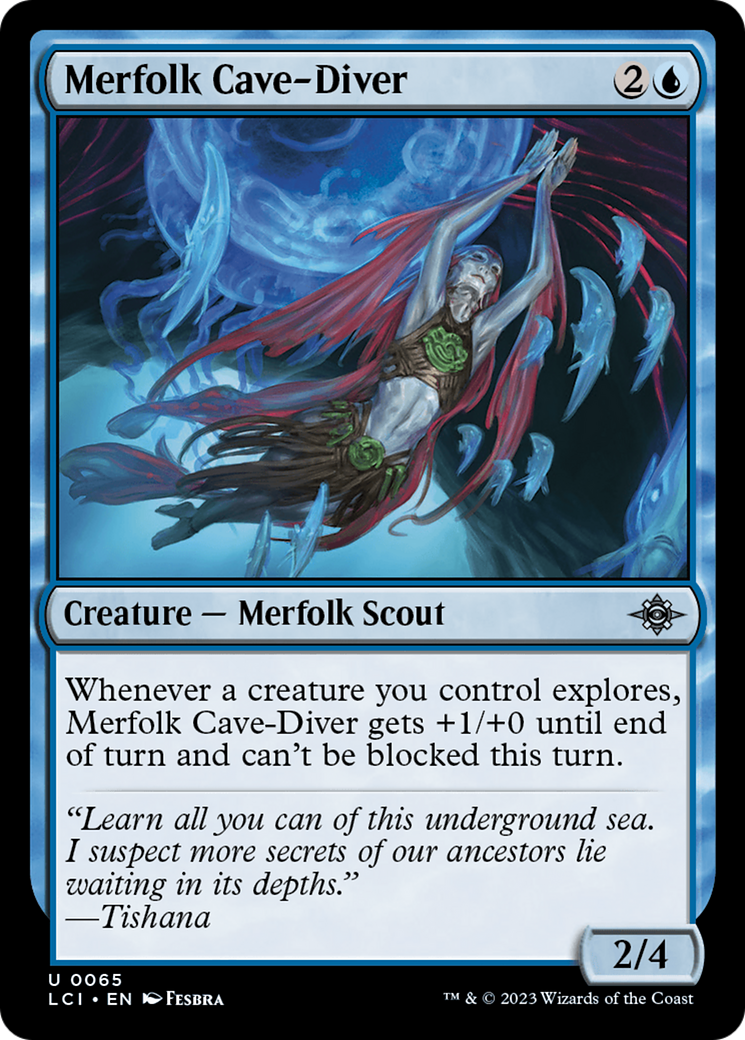 Merfolk Cave-Diver [The Lost Caverns of Ixalan] | L.A. Mood Comics and Games