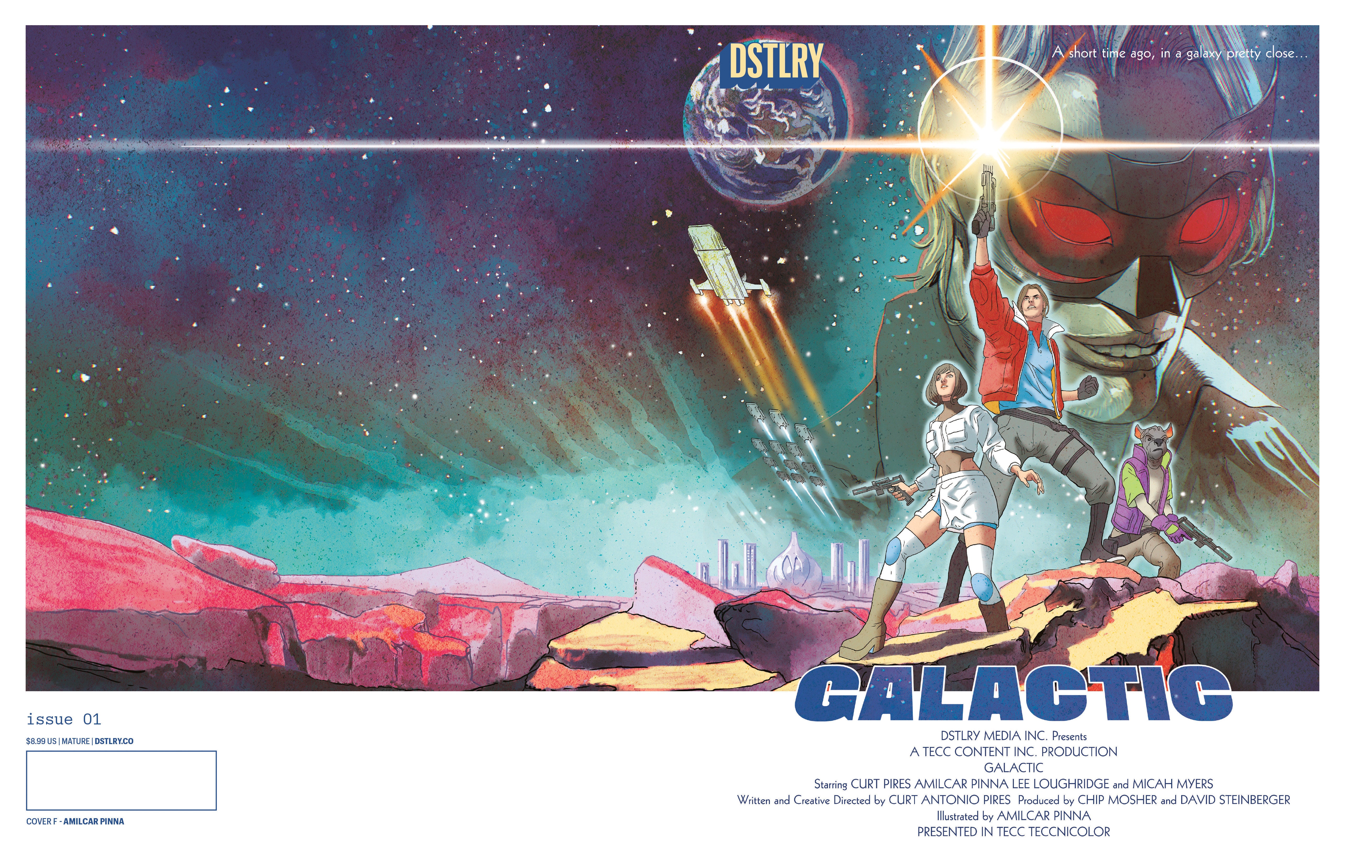 Galactic #1 Cover F Amilcar Pinna Homage Variant | L.A. Mood Comics and Games