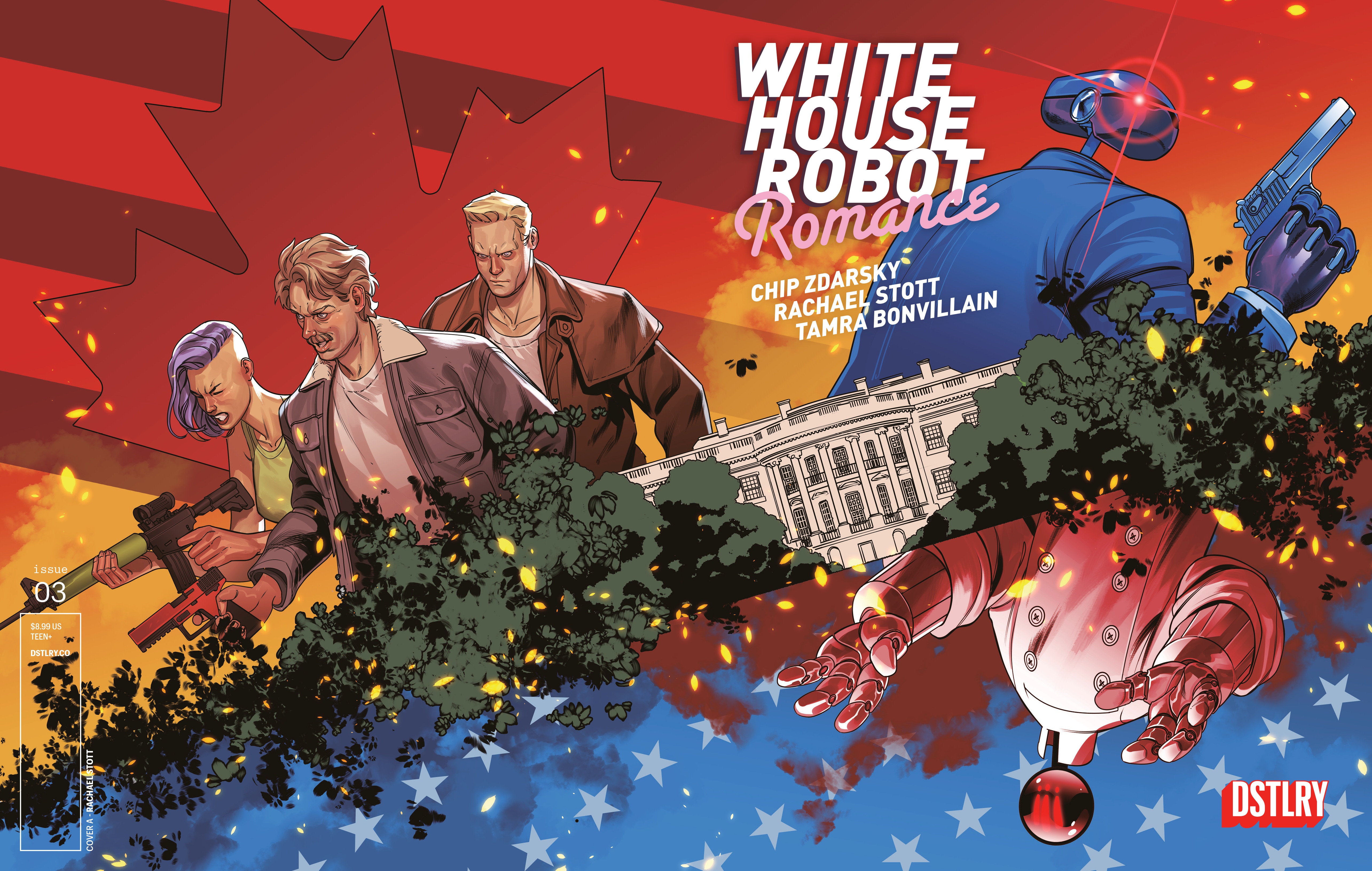 White House Robot Romance #3 Cover A Rachael Stott | L.A. Mood Comics and Games