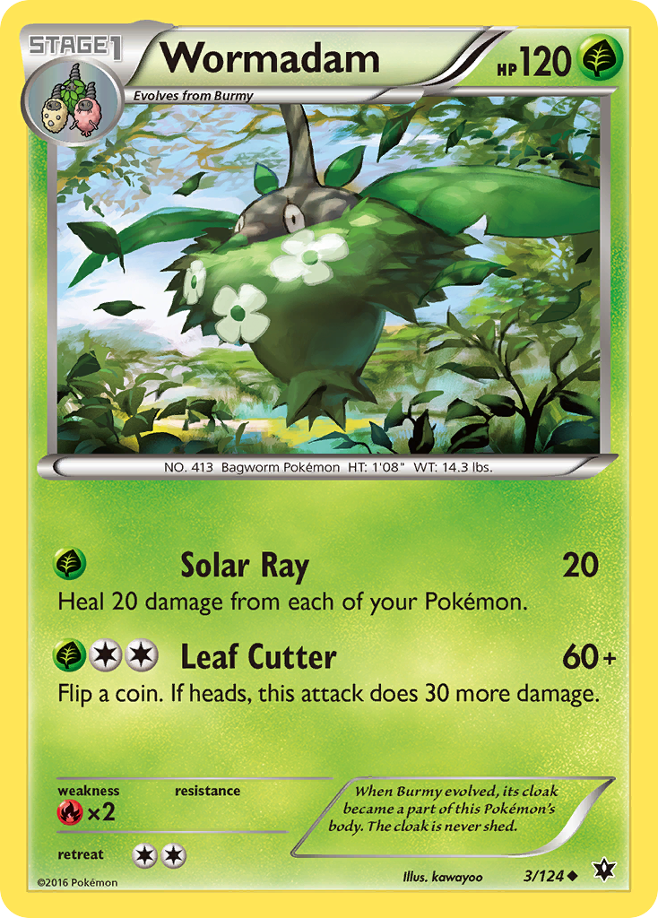 Wormadam (3/124) [XY: Fates Collide] | L.A. Mood Comics and Games