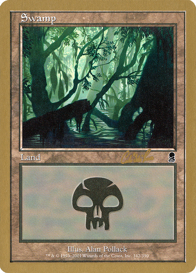 Swamp (cr342) (Carlos Romao) [World Championship Decks 2002] | L.A. Mood Comics and Games