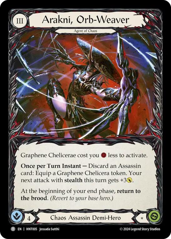 Arakni, Orb-Weaver // Arakni, Redback [HNT005//HNT006] (The Hunted) | L.A. Mood Comics and Games