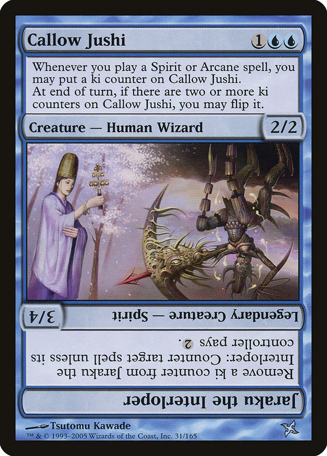 Callow Jushi // Jaraku the Interloper [Betrayers of Kamigawa] | L.A. Mood Comics and Games