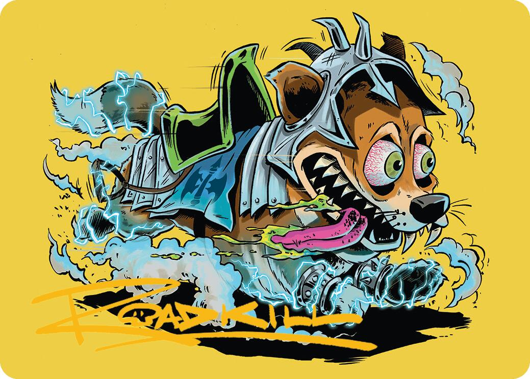 District Mascot Art Card (50/54) (Gold-Stamped Signature) [Aetherdrift Art Series] | L.A. Mood Comics and Games