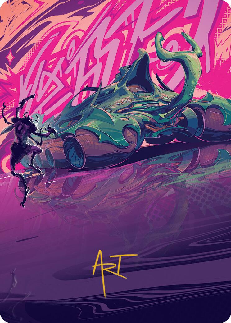 Earthrumbler Art Card (Gold-Stamped Signature) [Aetherdrift Art Series] | L.A. Mood Comics and Games
