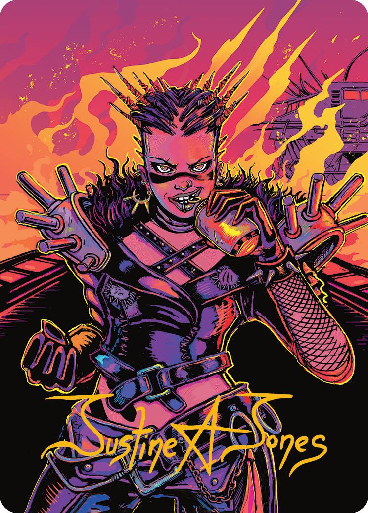Far Fortune, End Boss Art Card (2/54) (Gold-Stamped Signature) [Aetherdrift Art Series] | L.A. Mood Comics and Games