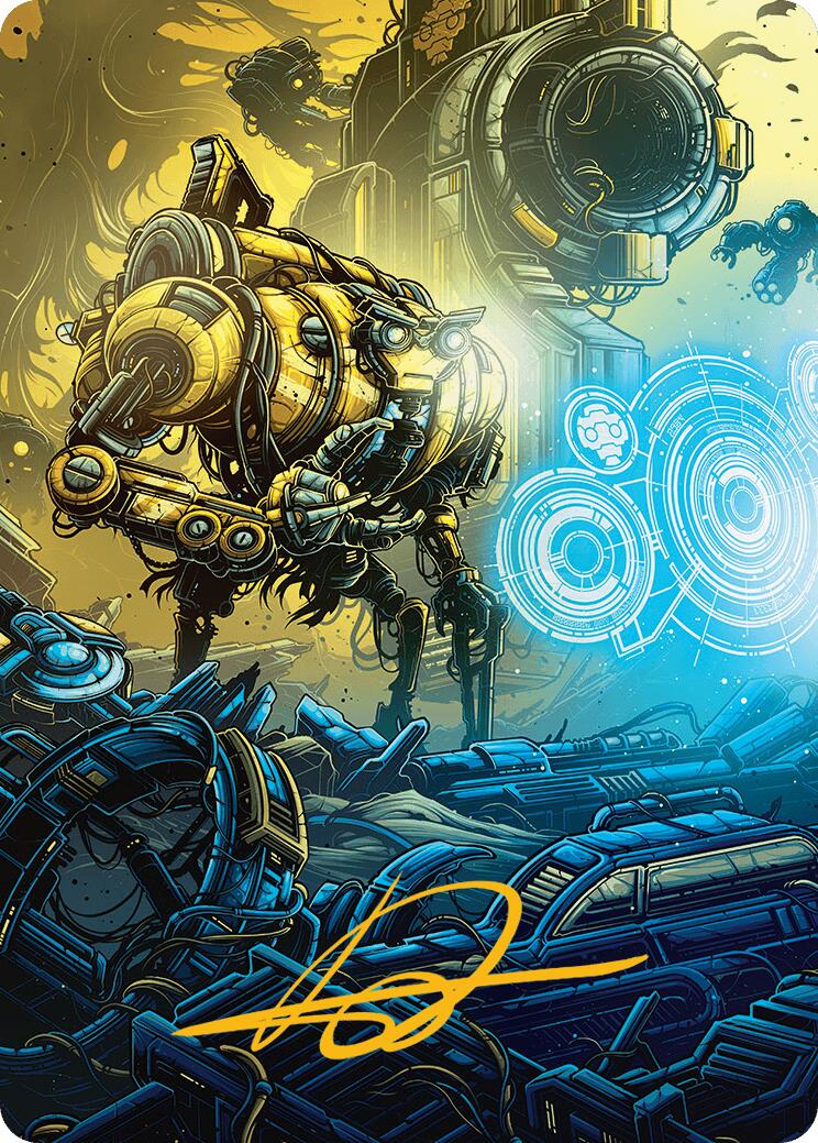 Mendicant Core, Guidelight Art Card (1/54) (Gold-Stamped Signature) [Aetherdrift Art Series] | L.A. Mood Comics and Games