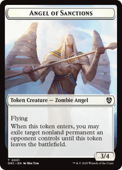 Angel of Sanctions // Vizier of Many Faces Double-Sided Token [Aetherdrift Commander] | L.A. Mood Comics and Games