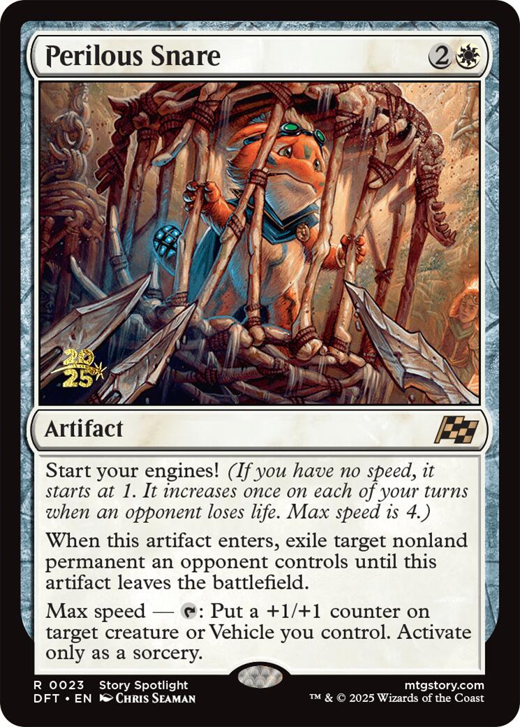Perilous Snare [Aetherdrift Prerelease Promos] | L.A. Mood Comics and Games