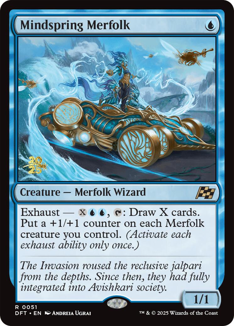 Mindspring Merfolk [Aetherdrift Prerelease Promos] | L.A. Mood Comics and Games