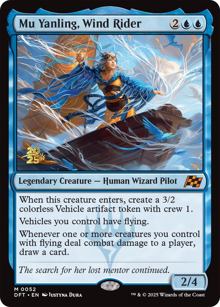 Mu Yanling, Wind Rider [Aetherdrift Prerelease Promos] | L.A. Mood Comics and Games