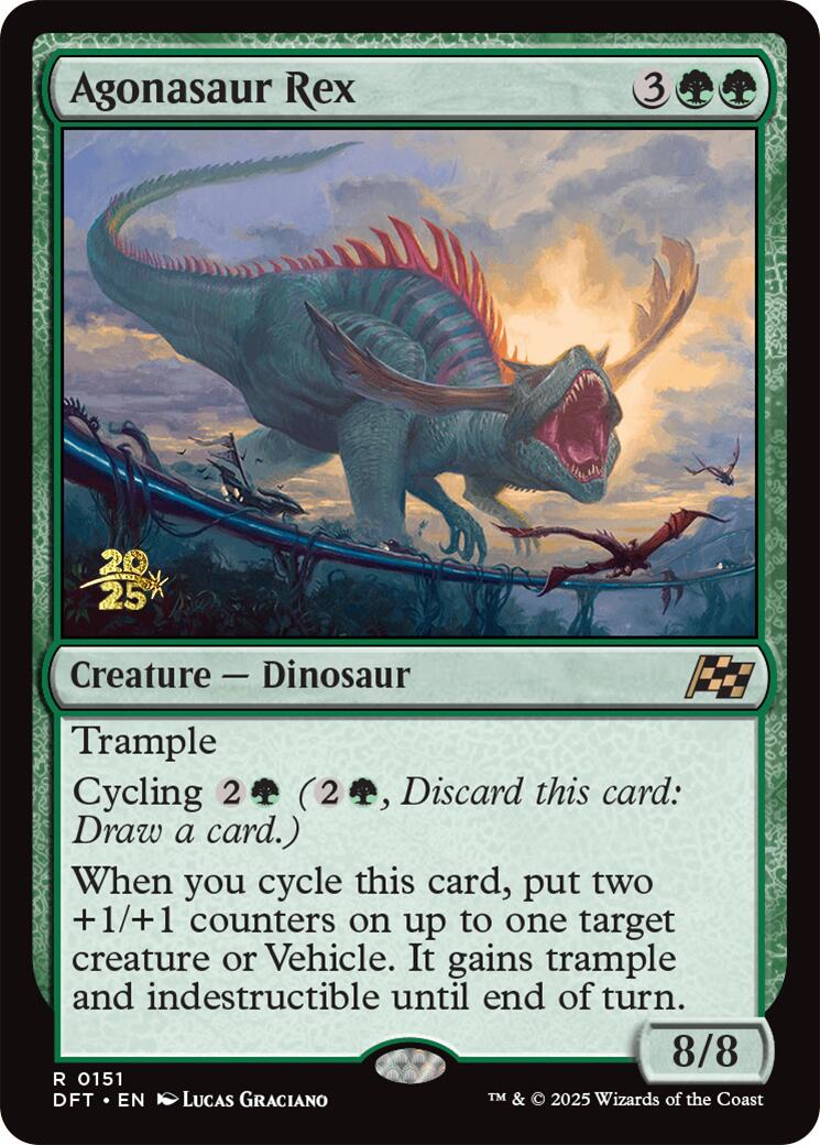 Agonasaur Rex [Aetherdrift Prerelease Promos] | L.A. Mood Comics and Games