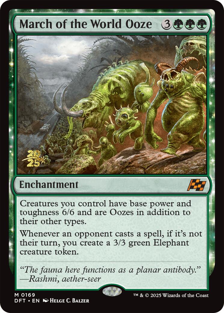 March of the World Ooze [Aetherdrift Prerelease Promos] | L.A. Mood Comics and Games