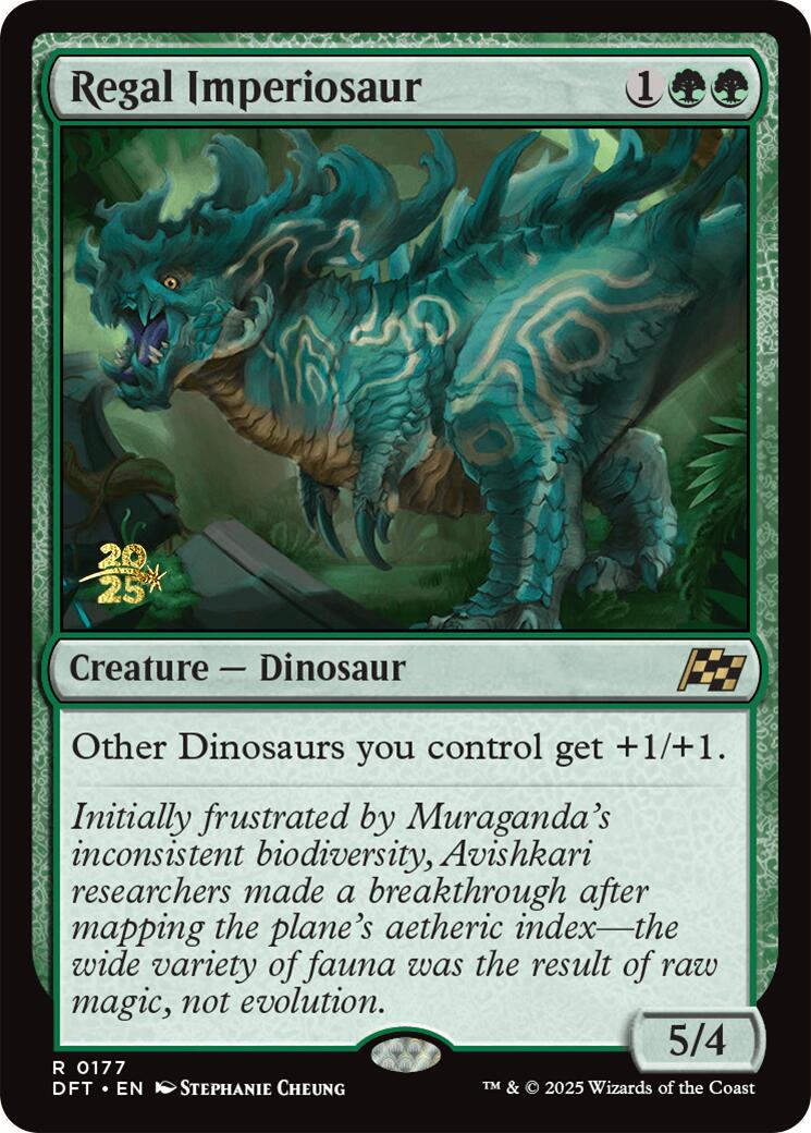 Regal Imperiosaur [Aetherdrift Prerelease Promos] | L.A. Mood Comics and Games