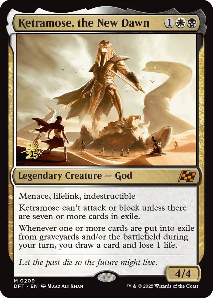 Ketramose, the New Dawn [Aetherdrift Prerelease Promos] | L.A. Mood Comics and Games