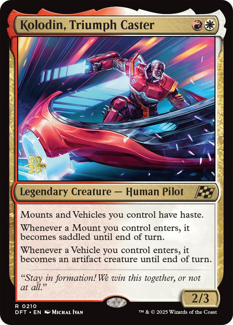 Kolodin, Triumph Caster [Aetherdrift Prerelease Promos] | L.A. Mood Comics and Games