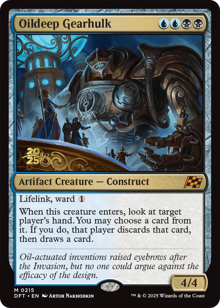 Oildeep Gearhulk [Aetherdrift Prerelease Promos] | L.A. Mood Comics and Games