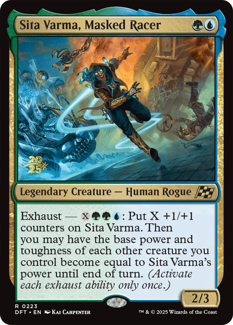 Sita Varma, Masked Racer [Aetherdrift Prerelease Promos] | L.A. Mood Comics and Games