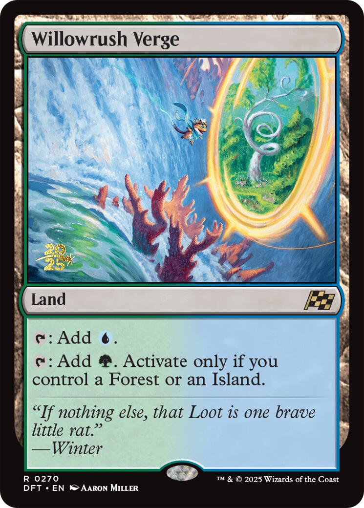 Willowrush Verge [Aetherdrift Prerelease Promos] | L.A. Mood Comics and Games