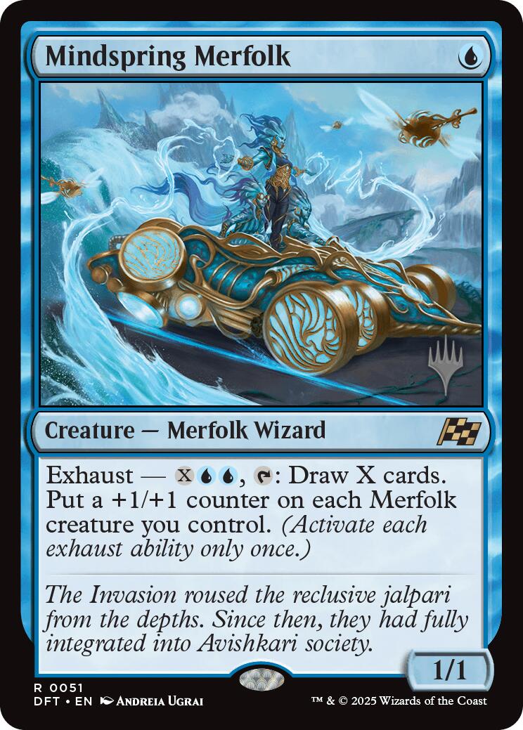 Mindspring Merfolk [Aetherdrift Promos] | L.A. Mood Comics and Games