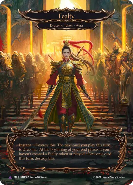 Fealty (Cold Foil) [HNT167] (The Hunted)  Cold Foil | L.A. Mood Comics and Games