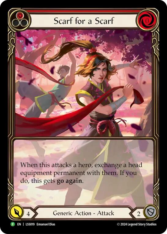 Scarf for a Scarf [LSS019] (Promo)  Rainbow Foil | L.A. Mood Comics and Games