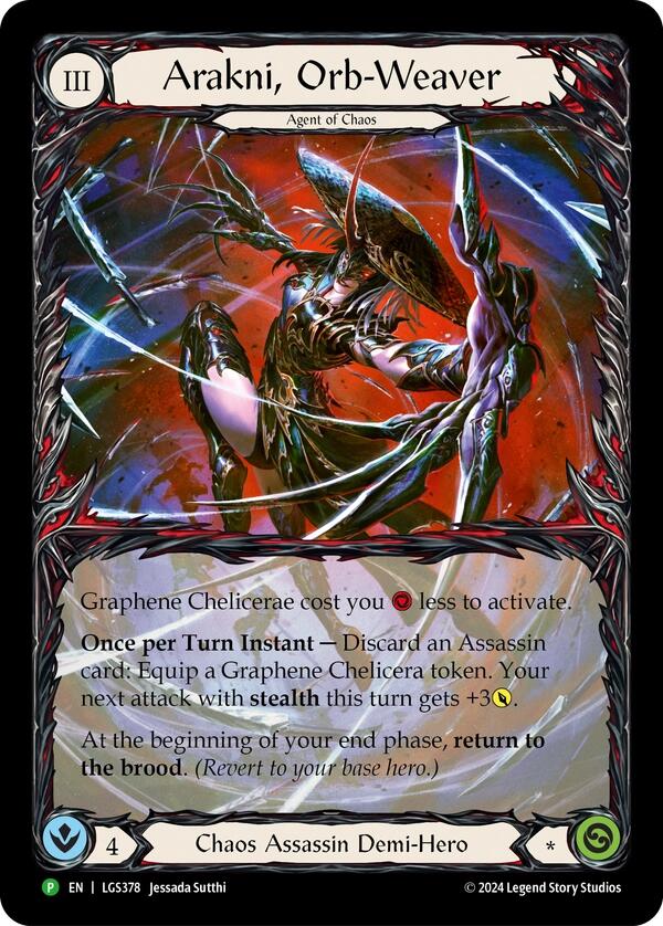 Arakni, Orb-Weaver (Extended Art) [LGS378] (Promo)  Rainbow Foil | L.A. Mood Comics and Games