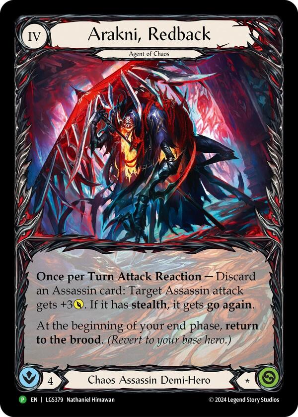 Arakni, Redback (Extended Art) [LGS379] (Promo)  Rainbow Foil | L.A. Mood Comics and Games