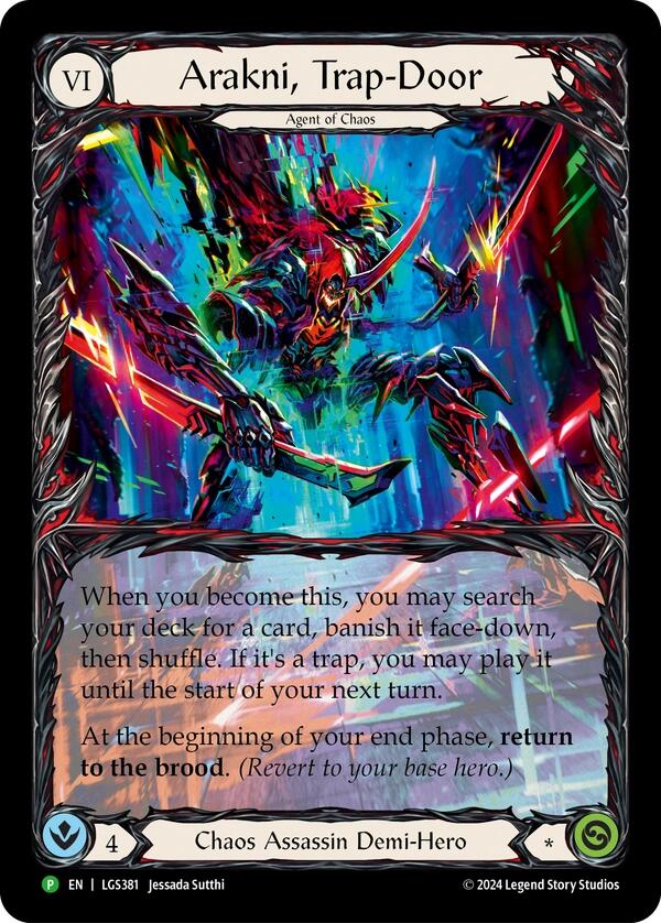 Arakni, Trap-Door (Extended Art) [LGS381] (Promo)  Rainbow Foil | L.A. Mood Comics and Games