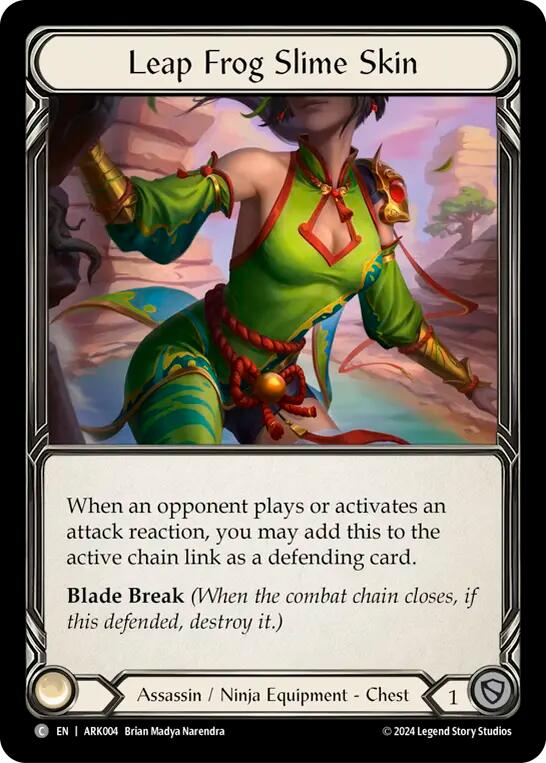 Leap Frog Slime Skin [ARK004] (The Hunted Arakni Blitz Deck) | L.A. Mood Comics and Games