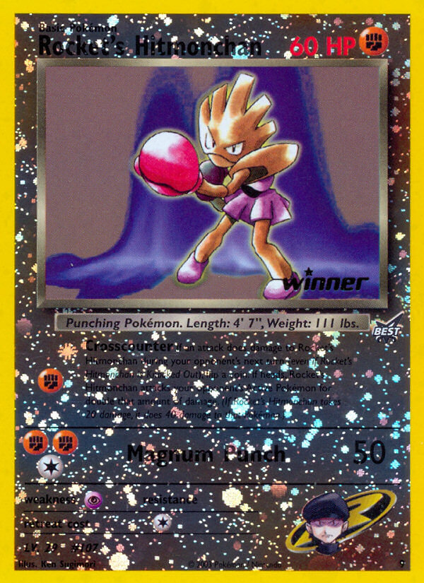 Rocket's Hitmonchan (9) (Winner) [Best of Promos] | L.A. Mood Comics and Games