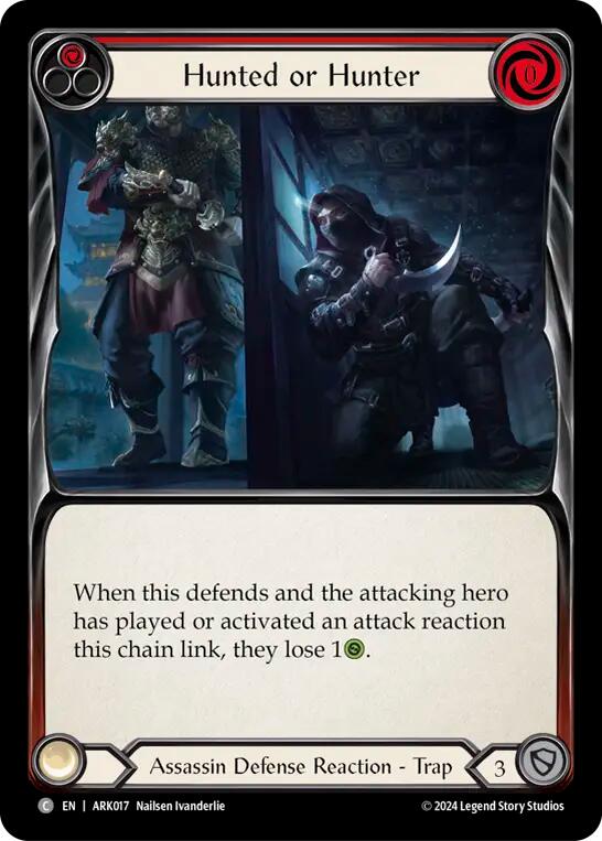 Hunted or Hunter (Red) [ARK017] (The Hunted Arakni Blitz Deck) | L.A. Mood Comics and Games