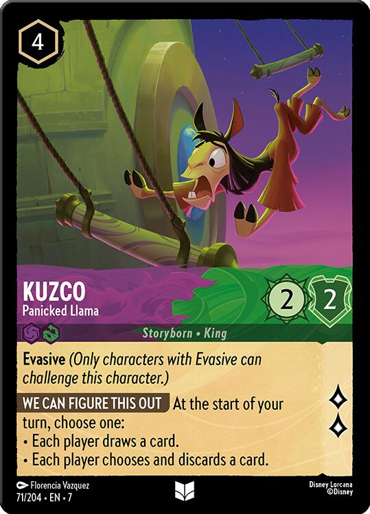 Kuzco - Panicked Llama (71/204) [Archazia's Island] | L.A. Mood Comics and Games