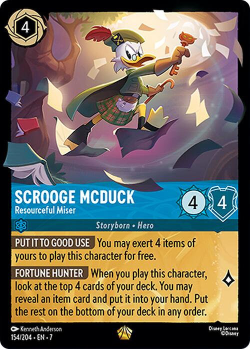 Scrooge McDuck - Resourceful Miser (154/204) [Archazia's Island] | L.A. Mood Comics and Games