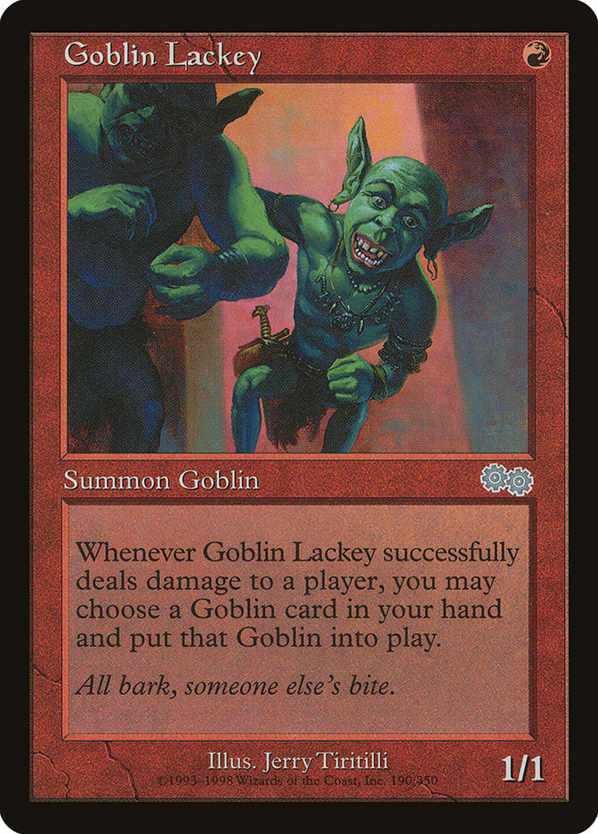 Goblin Lackey [Urza's Saga] | L.A. Mood Comics and Games