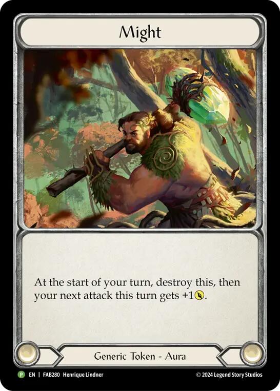 Might [FAB280] (Promo)  Cold Foil | L.A. Mood Comics and Games