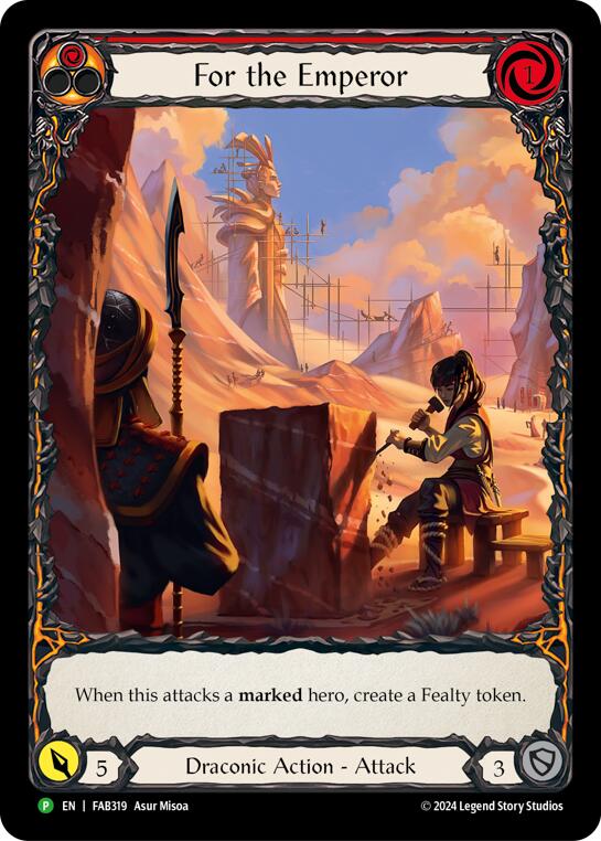 For the Emperor [FAB319] (Promo)  Rainbow Foil | L.A. Mood Comics and Games