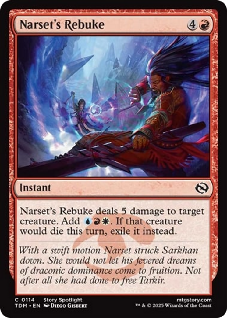 Narset's Rebuke [Tarkir: Dragonstorm] | L.A. Mood Comics and Games